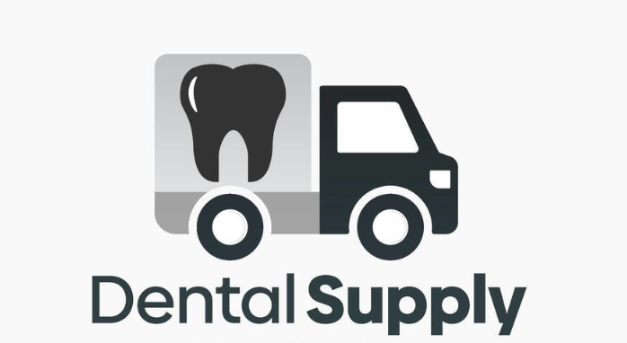 Dental Supply logo — a delivery truck carrying a tooth.