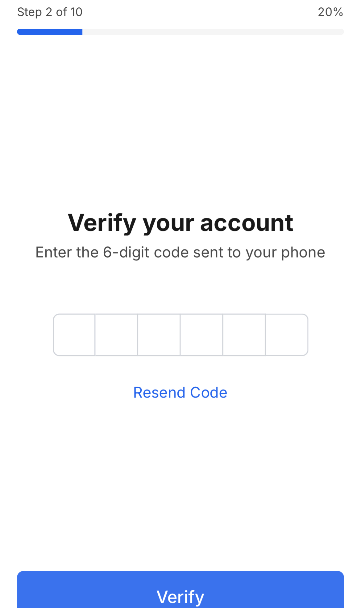 [VERIFY EMAIL — Step 2 of 10]