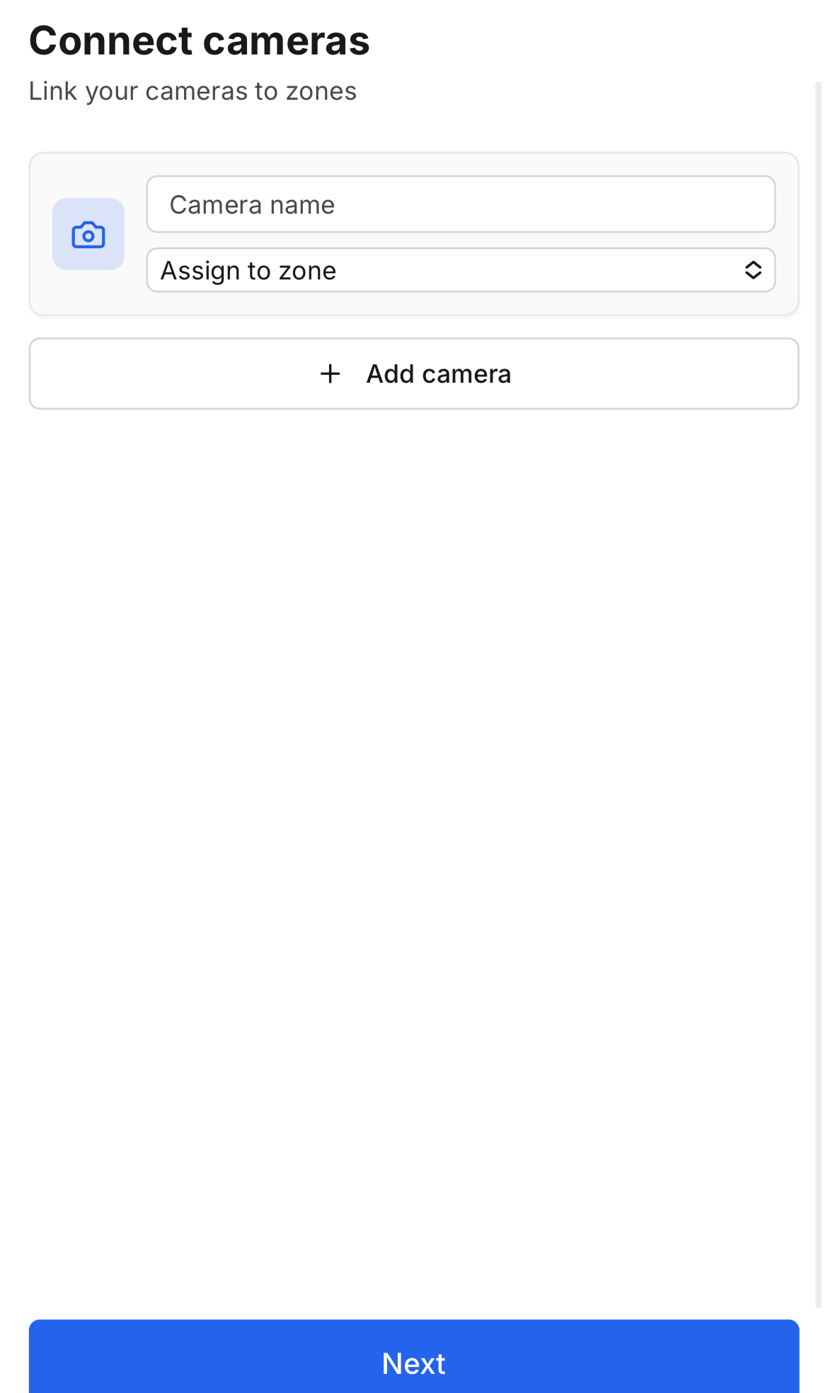 [CONNECT CAMERAS — Step 6 of 10]