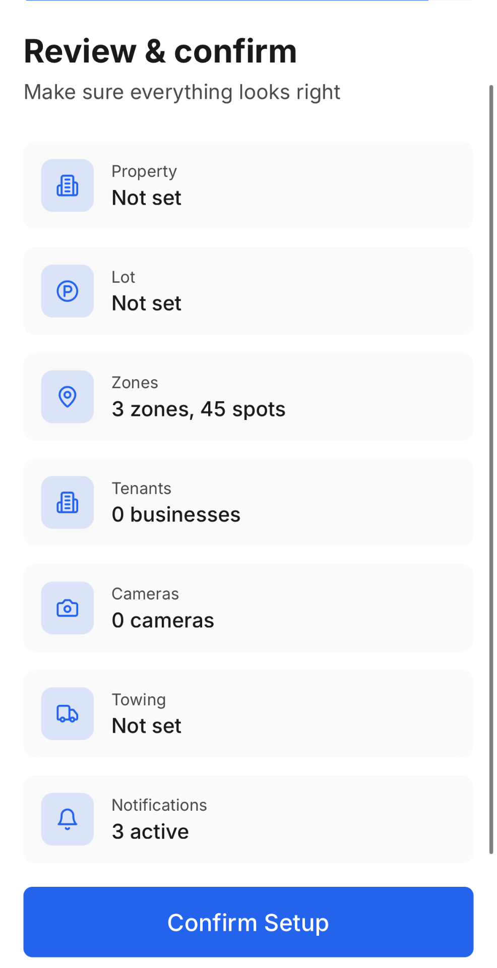 [REVIEW & CONFIRM — Step 9 of 10]